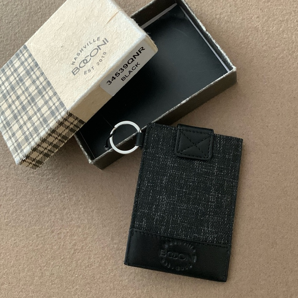 🆕 BOCONI Credit Card Holder Key Ring
